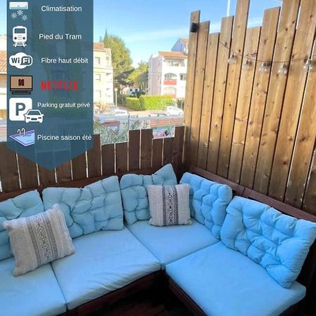 דירות מונפלייה Joli T2/ Tram/ Clim/ Parking/ Wifi/ Piscine מראה חיצוני תמונה